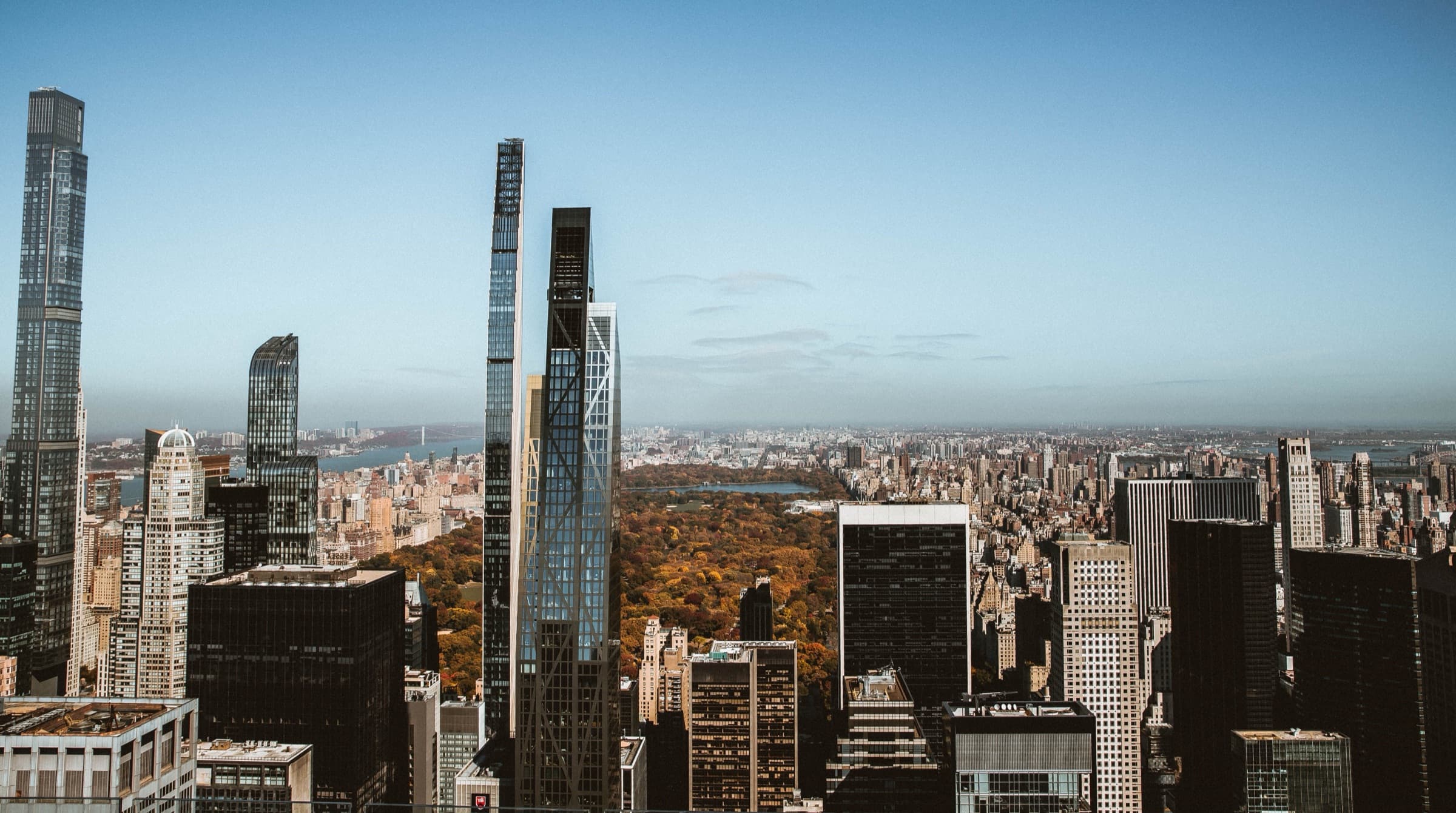 Central Park seen from above Midtown Manhattan
